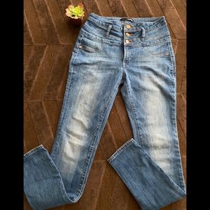 Refuge Blue Skinny Jeans